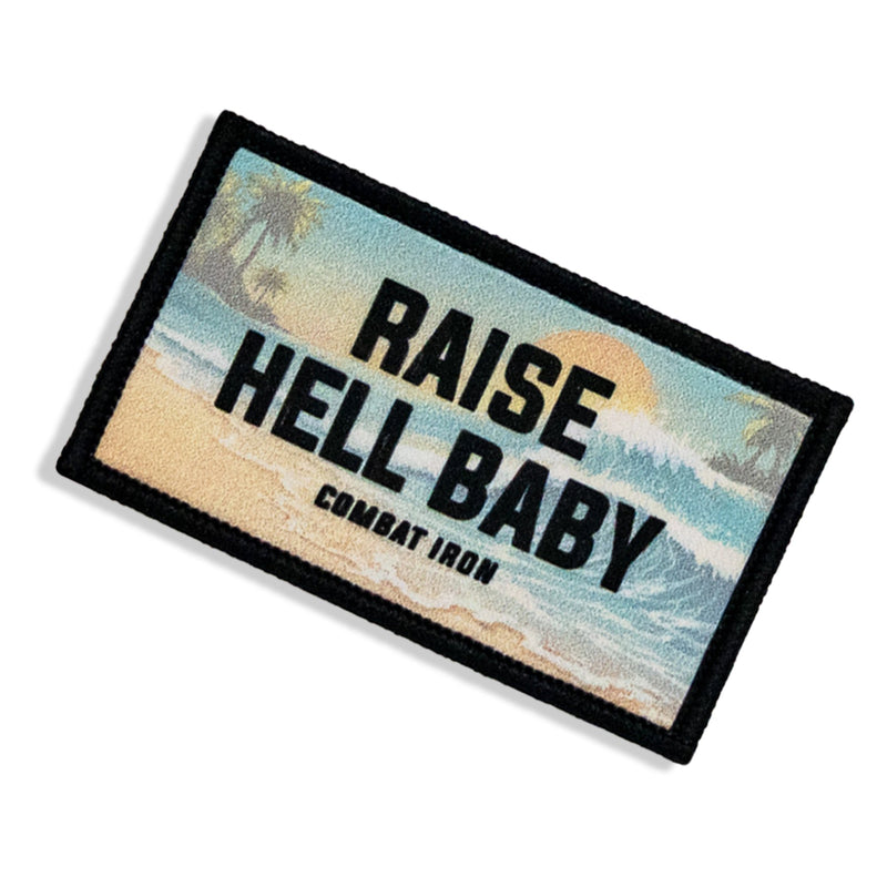 Load image into Gallery viewer, Raise Hell Baby Sunset Velcro Patch