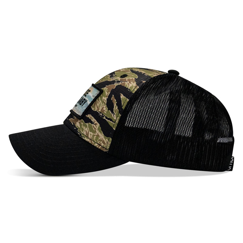 Load image into Gallery viewer, Raise Hell Baby Sunset Patch Original Ripstop Snapback Hat
