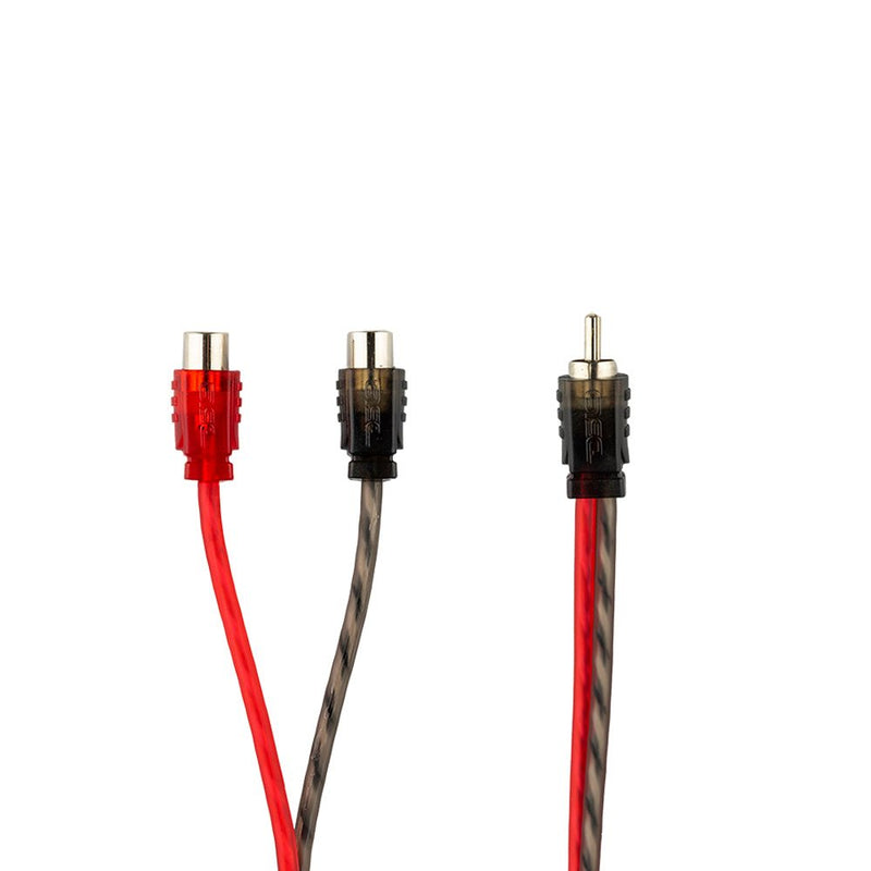 Load image into Gallery viewer, Level 1 RCA 100% Copper OFC Y Connector – 1 Male / 2 Female