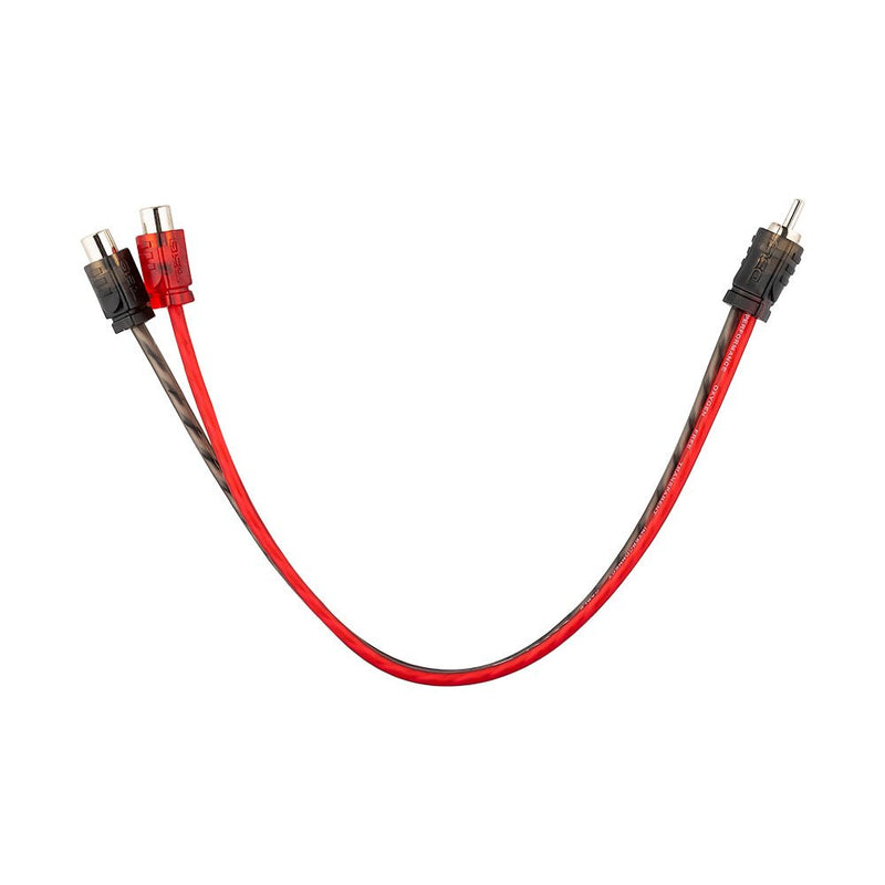 Load image into Gallery viewer, Level 1 RCA 100% Copper OFC Y Connector – 1 Male / 2 Female