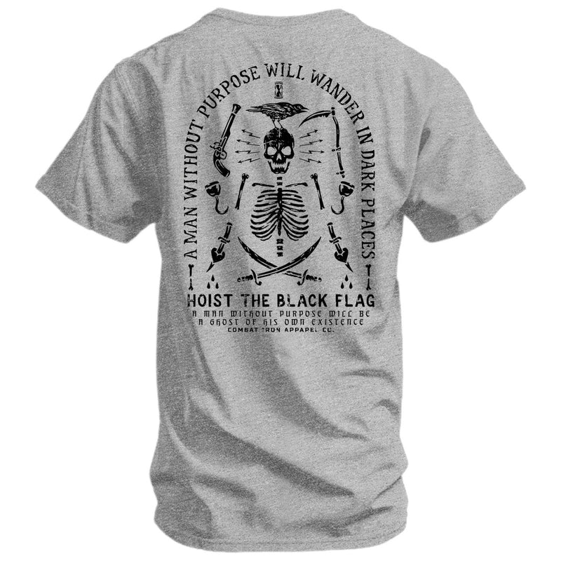 Load image into Gallery viewer, Hoist the Black Flag Skull & Bones Men's T-Shirt