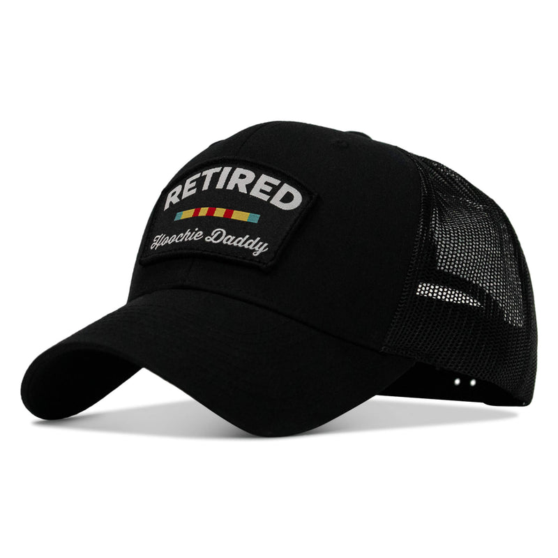 Load image into Gallery viewer, Retired Hoochie Daddy Veteran Patch Snapback Hat