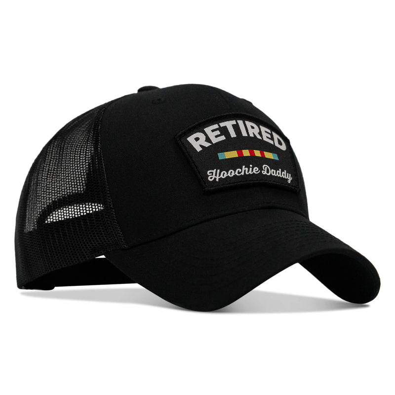 Load image into Gallery viewer, Retired Hoochie Daddy Veteran Patch Snapback Hat