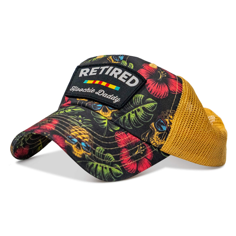 Load image into Gallery viewer, Retired Hoochie Daddy Veteran Patch Ripstop Tactical Mesh Snapback Hat