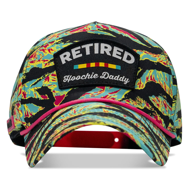 Load image into Gallery viewer, Retired Hoochie Daddy Ribbons Patch Weekender Waterproof Snapback