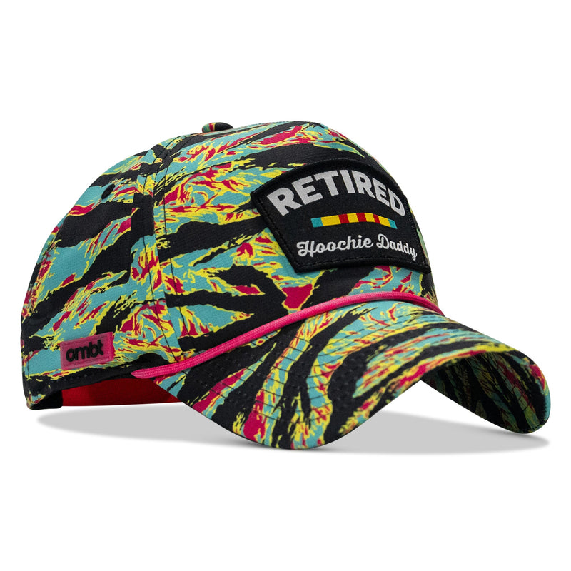 Load image into Gallery viewer, Retired Hoochie Daddy Ribbons Patch Weekender Waterproof Snapback