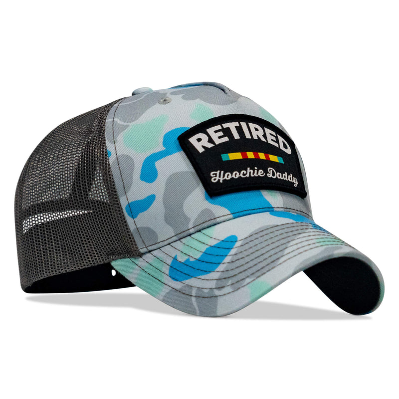 Load image into Gallery viewer, Retired Hoochie Daddy Veteran Patch Snapback Hat
