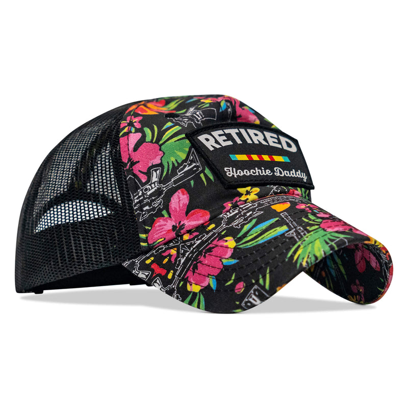 Load image into Gallery viewer, Retired Hoochie Daddy Veteran Patch Ripstop Tactical Mesh Snapback Hat