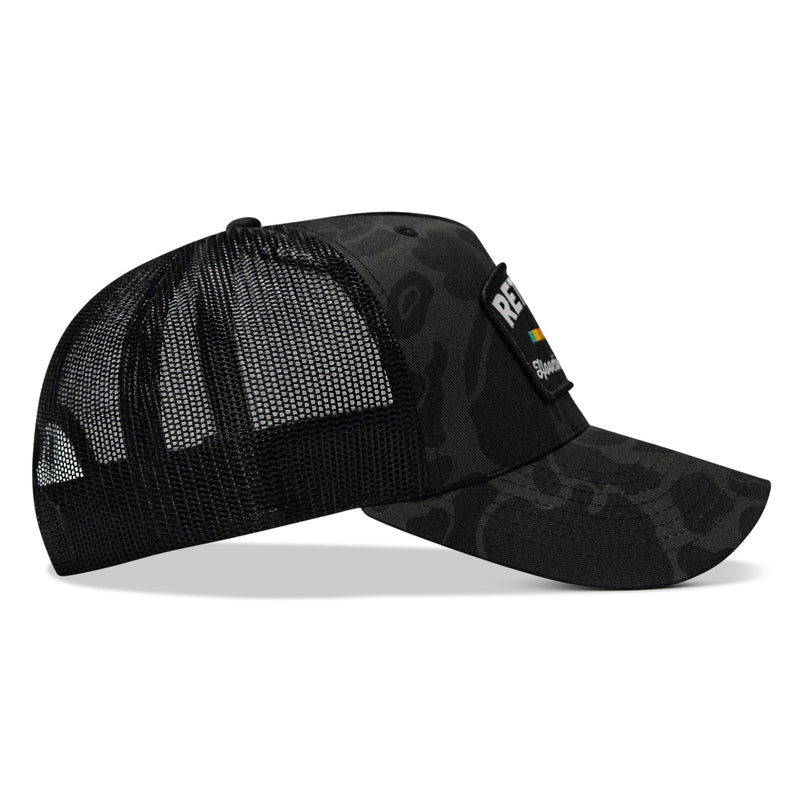 Load image into Gallery viewer, Retired Hoochie Daddy Veteran Patch Snapback Hat
