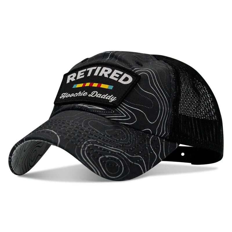 Load image into Gallery viewer, Retired Hoochie Daddy Veteran Patch Ripstop Tactical Mesh Snapback Hat
