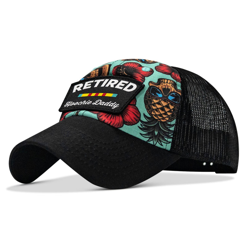 Load image into Gallery viewer, Retired Hoochie Daddy Veteran Patch Ripstop Tactical Mesh Snapback Hat