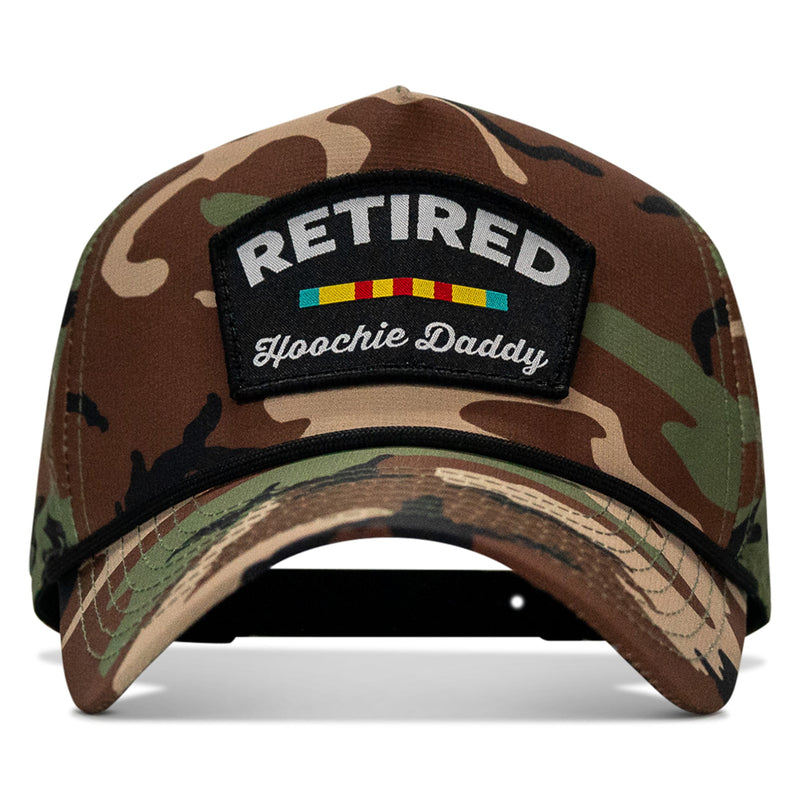 Load image into Gallery viewer, Retired Hoochie Daddy Ribbons Patch Weekender Waterproof Snapback