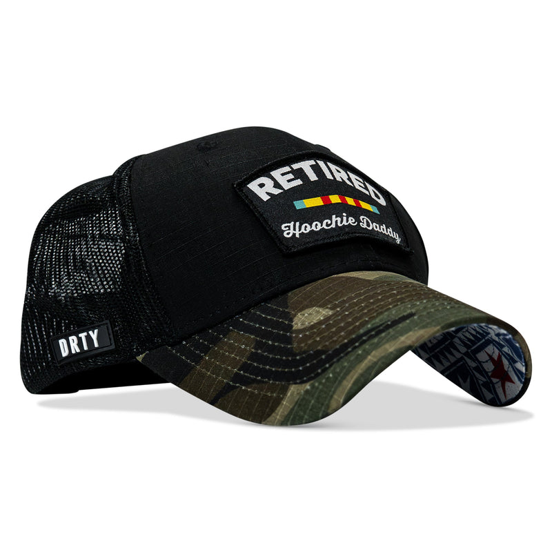 Load image into Gallery viewer, Retired Hoochie Daddy Ribbons Patch Original Ripstop Snapback Hat