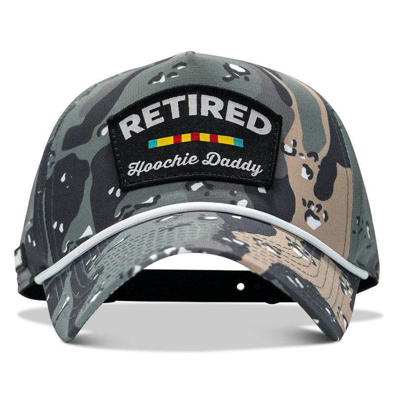 Load image into Gallery viewer, Retired Hoochie Daddy Ribbons Patch Weekender Waterproof Snapback