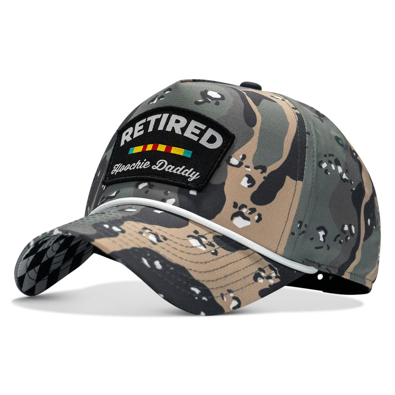 Load image into Gallery viewer, Retired Hoochie Daddy Ribbons Patch Weekender Waterproof Snapback