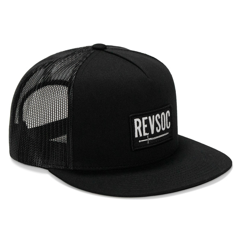 Load image into Gallery viewer, REVSOC Classic Patch Flatbill Hat