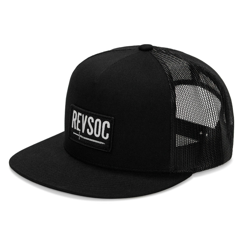 Load image into Gallery viewer, REVSOC Classic Patch Flatbill Hat