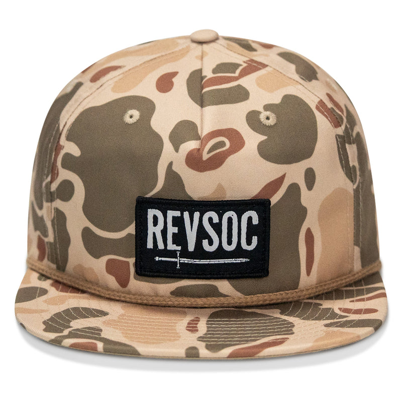 Load image into Gallery viewer, REVSOC Classic Patch Flatbill Hat