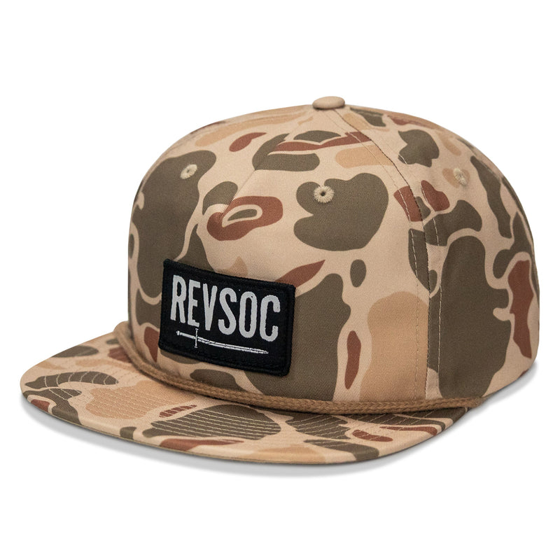 Load image into Gallery viewer, REVSOC Classic Patch Flatbill Hat
