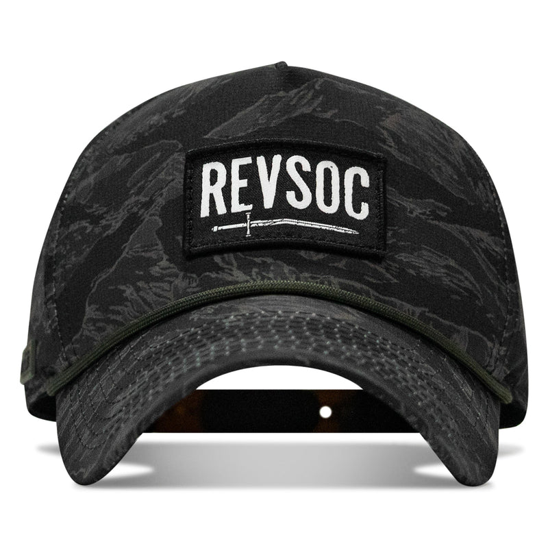 Load image into Gallery viewer, REVSOC Classic Patch Weekender Snapback