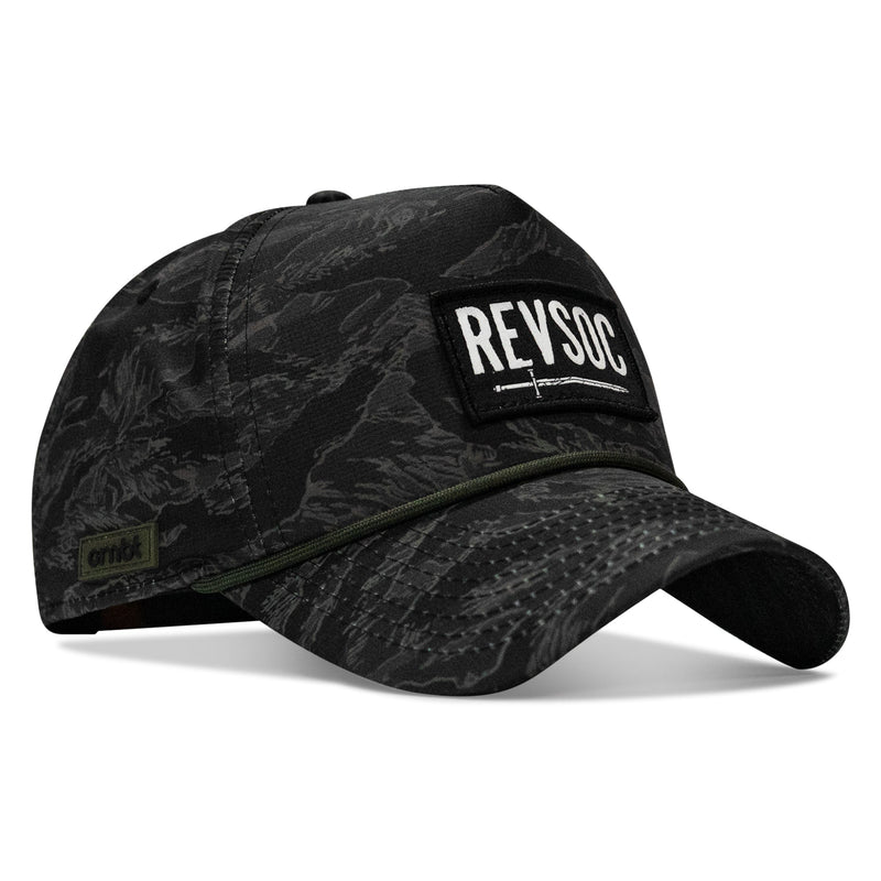 Load image into Gallery viewer, REVSOC Classic Patch Weekender Snapback