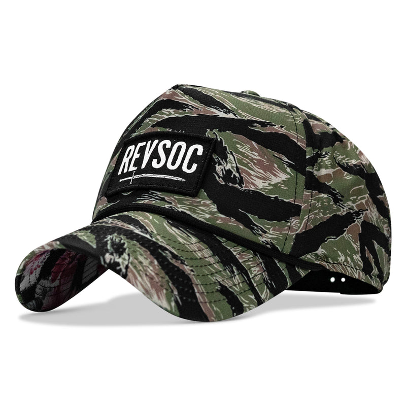 Load image into Gallery viewer, REVSOC Classic Patch Weekender Snapback