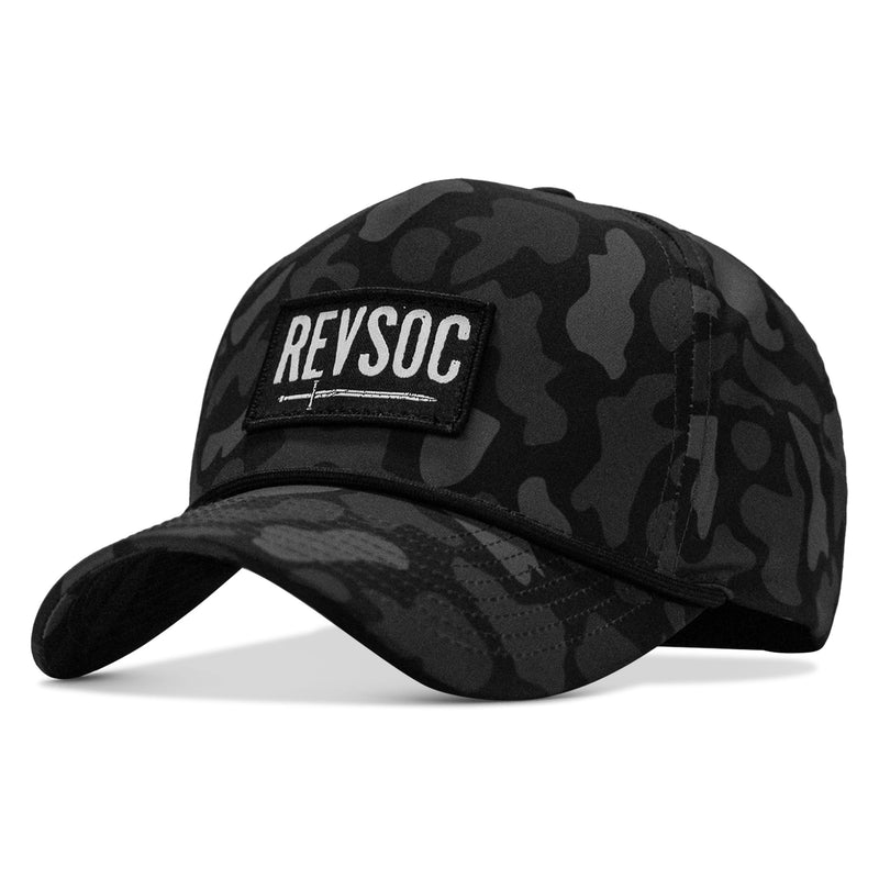 Load image into Gallery viewer, REVSOC Classic Patch 5 Pannel Snapback