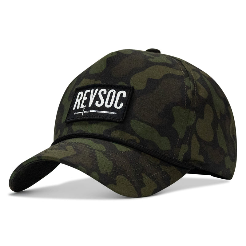 Load image into Gallery viewer, REVSOC Classic Patch 5 Pannel Snapback