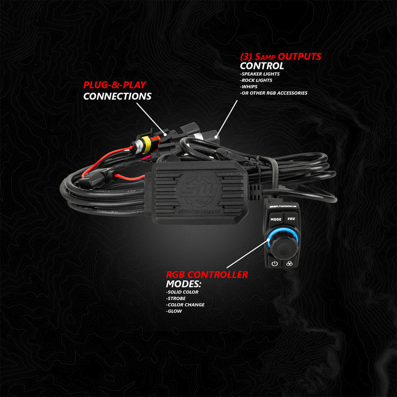 Load image into Gallery viewer, 2024 Can-Am® Maverick R, Phase-6 K-Spec 1650watt 6-Speaker System with 8" Horns