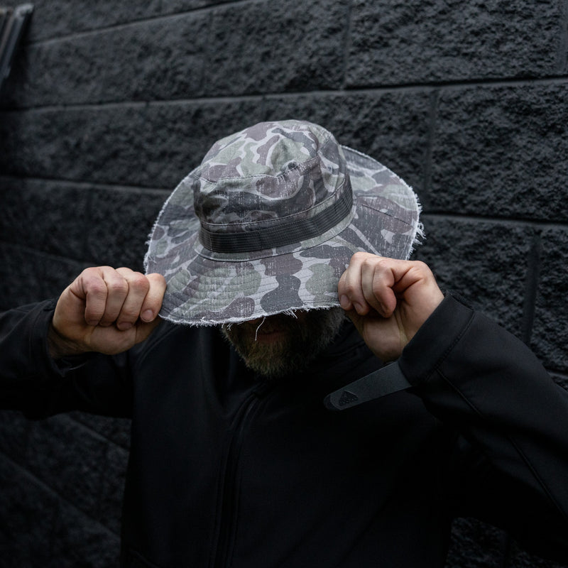 Load image into Gallery viewer, Distressed Ripstop Mid-Profile Tactical Boonie Hat
