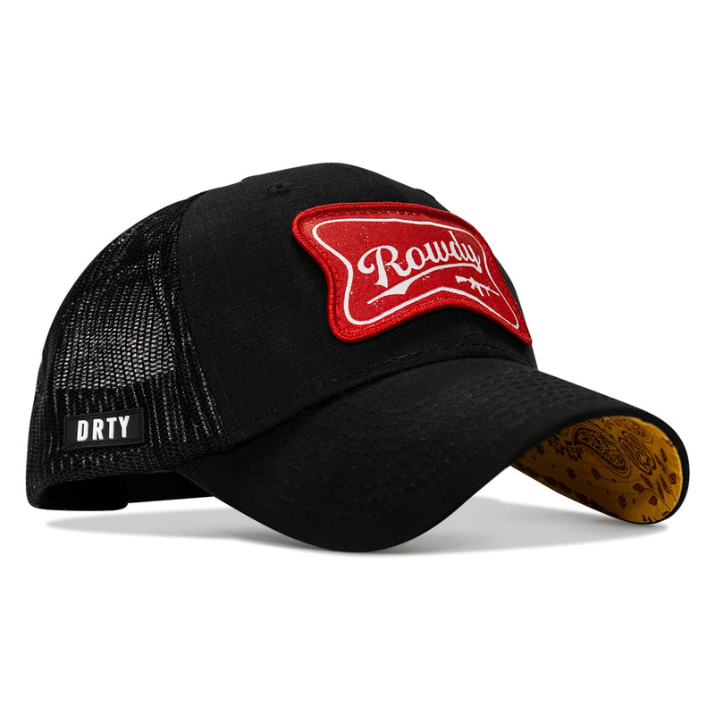 Load image into Gallery viewer, Rowdy Beer Logo Patch Original Ripstop Snapback Hat