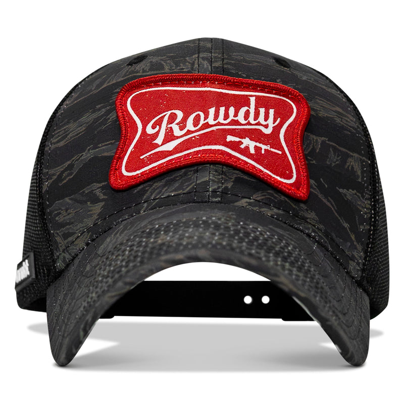 Load image into Gallery viewer, Rowdy Beer Logo Patch Original Ripstop Snapback Hat