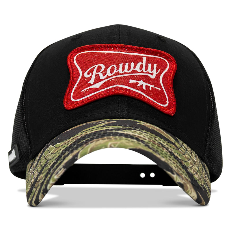Load image into Gallery viewer, Rowdy Beer Logo Patch Original Ripstop Snapback Hat