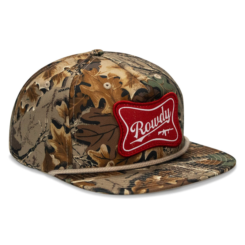 Load image into Gallery viewer, Rowdy Patch Flat Bill SnapBack Hat