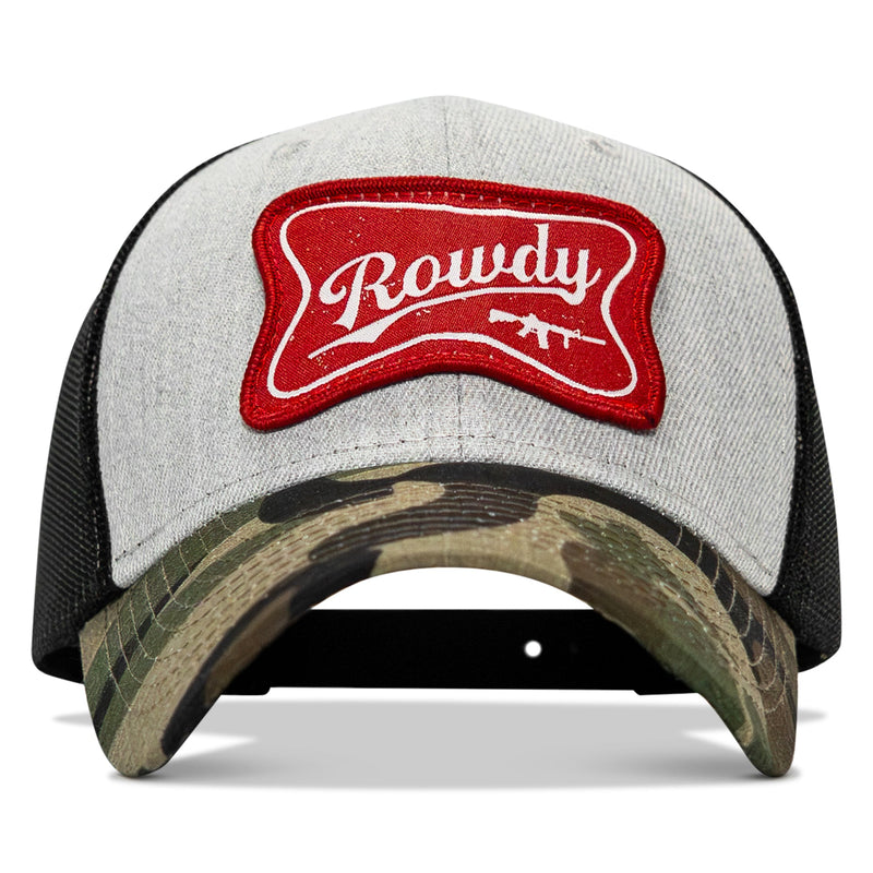 Load image into Gallery viewer, Rowdy Beer Logo Patch Original Ripstop Snapback Hat