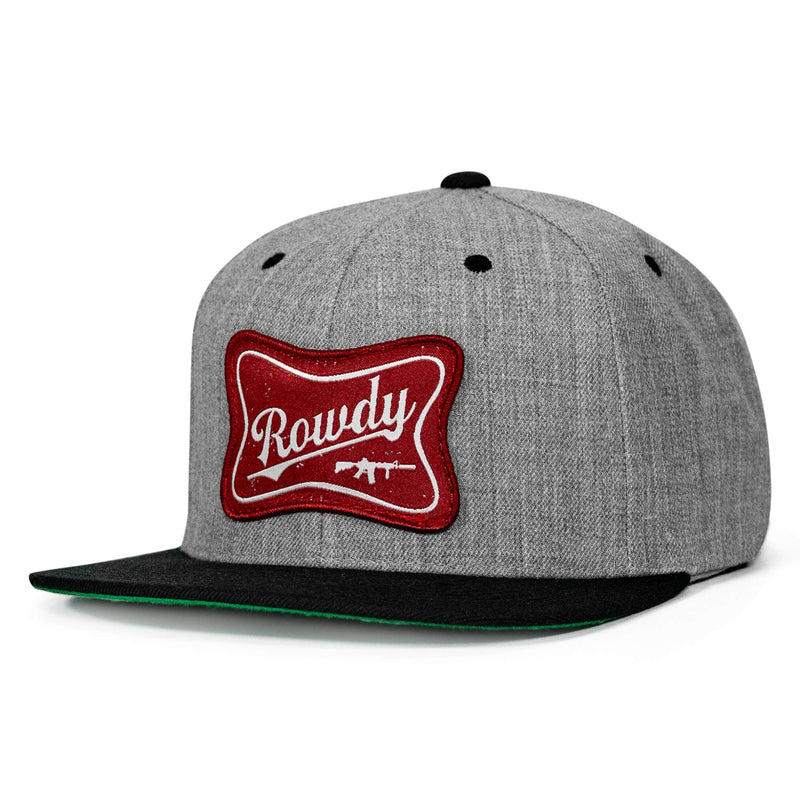 Load image into Gallery viewer, Rowdy Patch Flat Bill SnapBack Hat