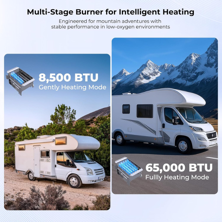 Load image into Gallery viewer, Camplux PRO 65,000 BTU RV Tankless Water Heater 2.64 GPM-Black