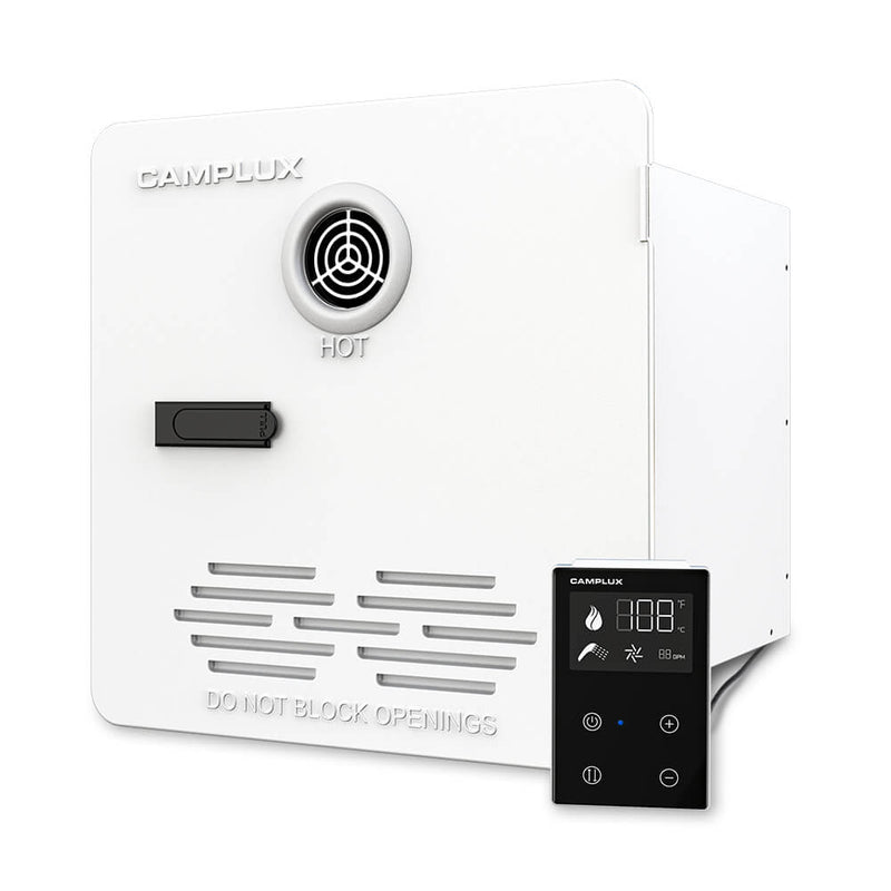 Load image into Gallery viewer, Camplux PRO 65,000 BTU RV Tankless Water Heater 2.64 GPM-White