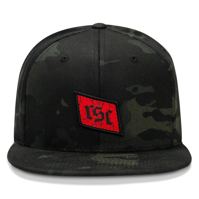 Load image into Gallery viewer, RSC Classic Red Diamond Velcro Patch Flatbill Hat