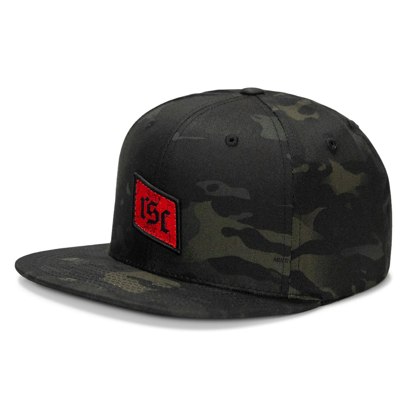 Load image into Gallery viewer, RSC Classic Red Diamond Velcro Patch Flatbill Hat