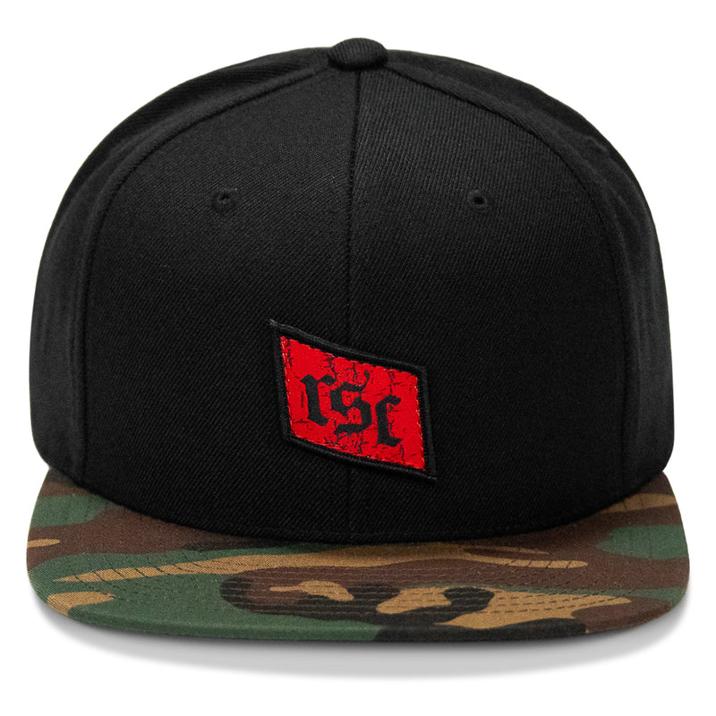 Load image into Gallery viewer, RSC Classic Red Diamond Velcro Patch Flatbill Hat