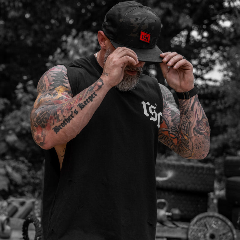 Load image into Gallery viewer, RSC Classic Red Diamond Velcro Patch Flatbill Hat