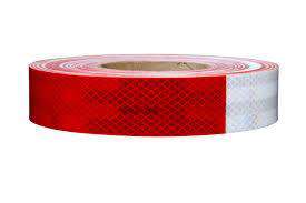 Load image into Gallery viewer, 1" Conspicuity Tape 11" Red / 7" White 3M™ Diamond Grade™ x 150 ft | RW100