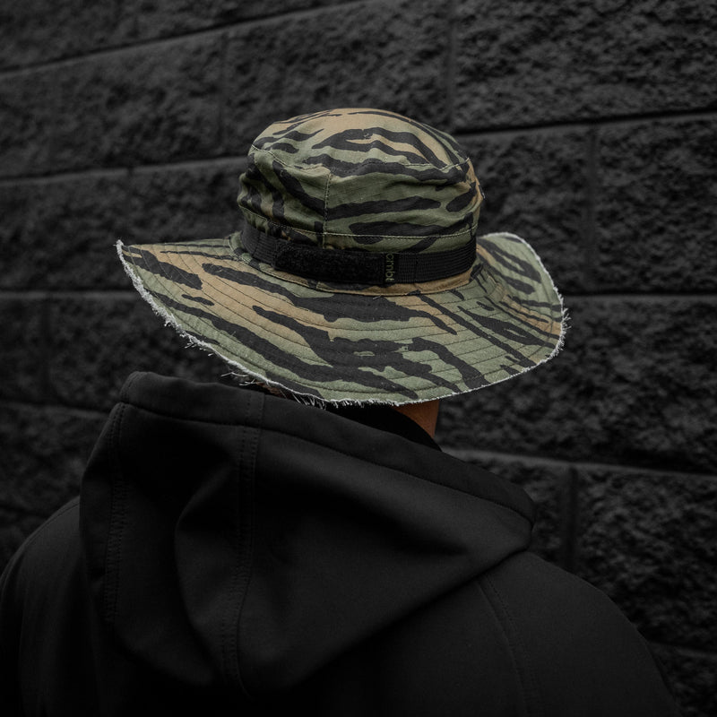 Load image into Gallery viewer, Distressed Ripstop Mid-Profile Tactical Boonie Hat