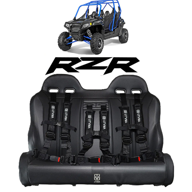Load image into Gallery viewer, RZR 900/800 Rear Bench Seat W Harnesses (2010-2014)