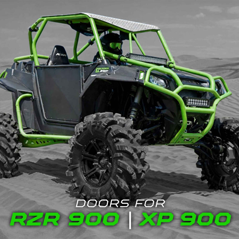 Load image into Gallery viewer, 50 Cal RZR Doors Silver on Black