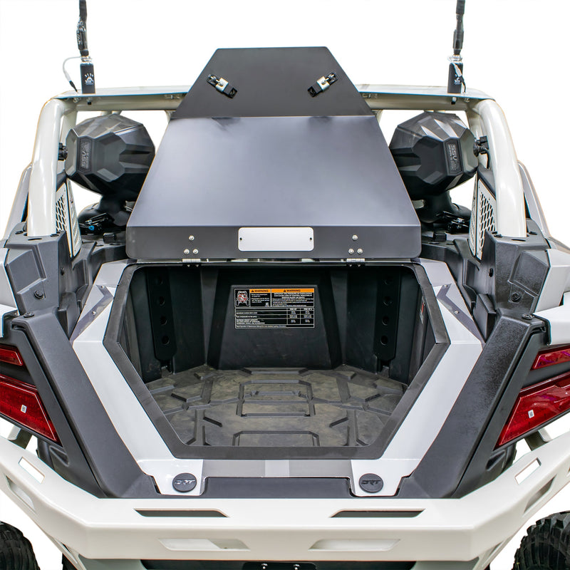 Load image into Gallery viewer, DRT RZR Pro XP / Turbo R 2020+ Aluminum Storage/Trunk Enclosure Open