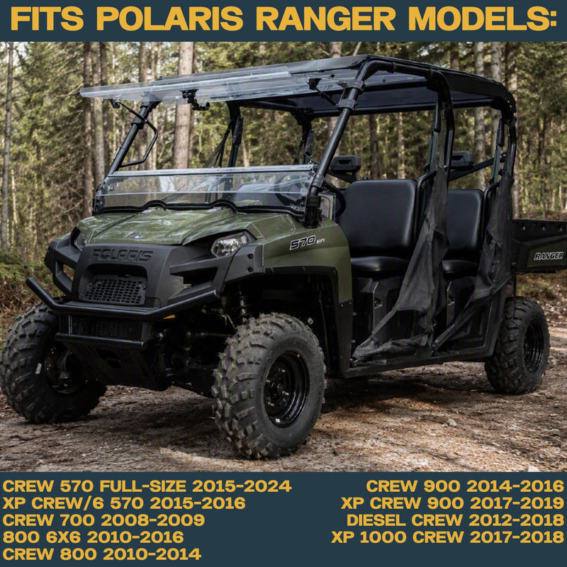 Load image into Gallery viewer, Polaris Ranger Crew 570/700/800/900/XP 1000/Diesel 2008-2024 Brass Brake Pad Set