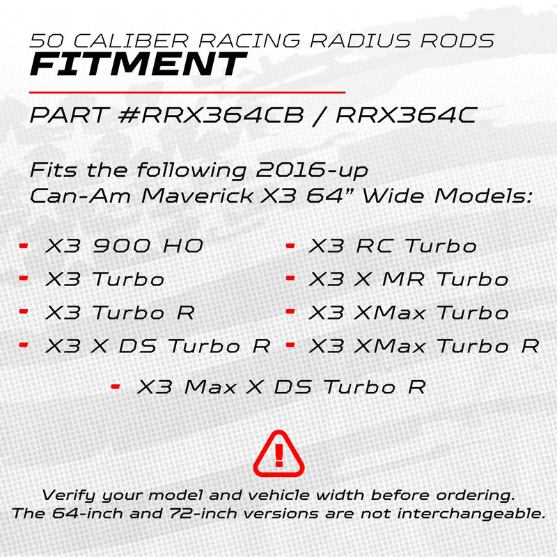 Load image into Gallery viewer, Can-Am Maverick X3 Heavy Duty Radius Rods