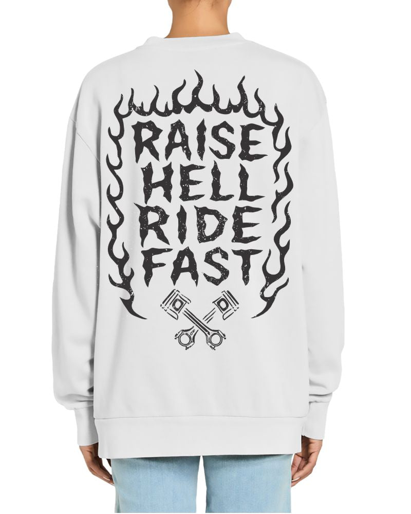 Load image into Gallery viewer, Raise Hell Heavyweight Crew Sweatshirt